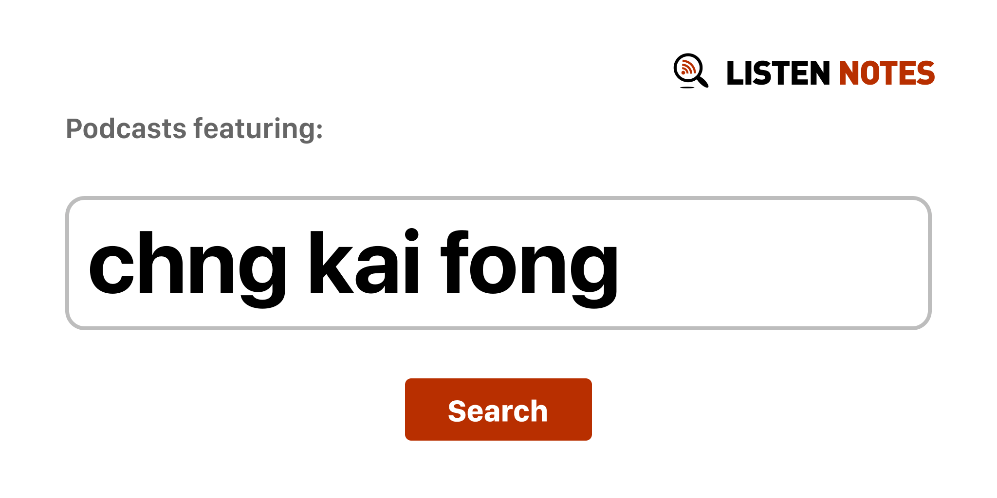 Chng Kai Fong Top podcast episodes